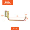 Rotating Safety Ladder Hook - Zinc Plated