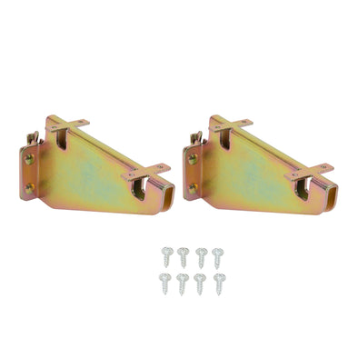 Fixed Shelf Track Brackets - 2 pack