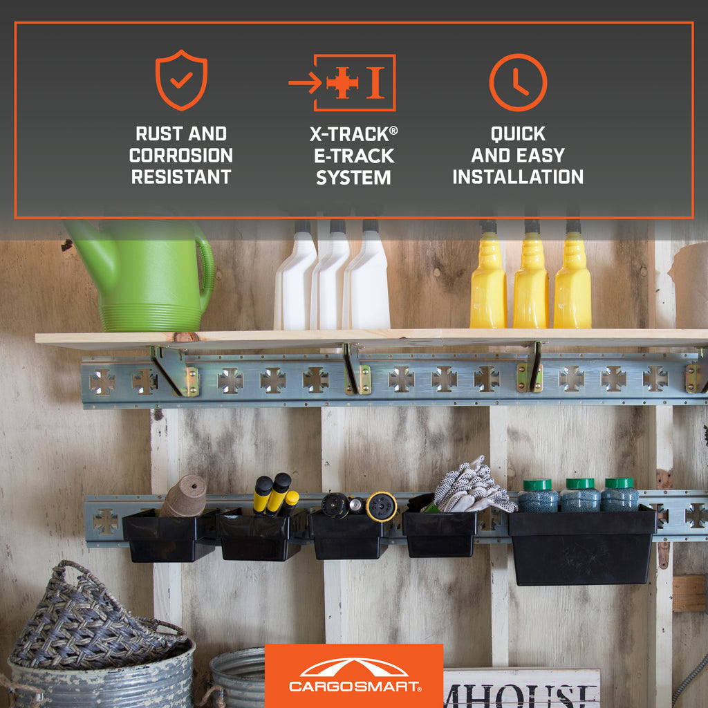 Fixed Shelf Track Brackets - 2 pack – CargoSmart LLC