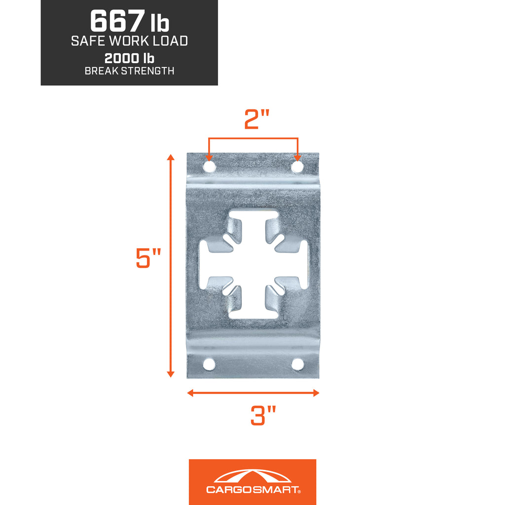 Single X-Track® Rail in Zinc – CargoSmart LLC