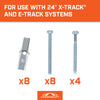 X-Track and E-Track Hardware Kit