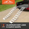 Fixed S-Curve Ramp with Treads - 2 pack