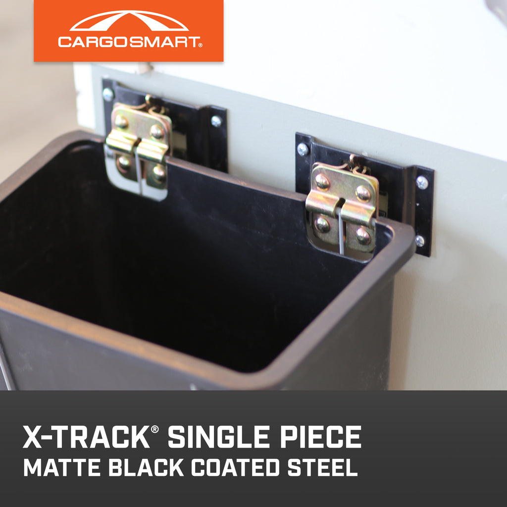 Cargomaster Rails Single X-Track® Rail in Matte Black – CargoSmart LLC