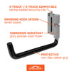 Rotating Safety Ladder Hook - Grey Powder Coat