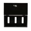 Small Locking Track Cabinet - Matte Black