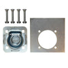 Heavy Duty Bolt On Recessed Mount D-Ring with Back Plate