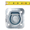 Heavy Duty Bolt On Recessed Mount D-Ring with Back Plate